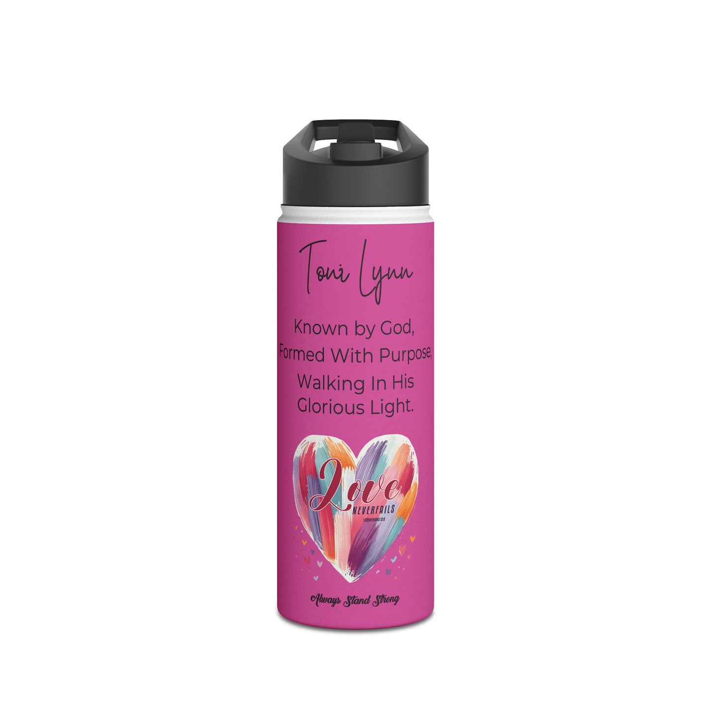 18oz Personalized Stainless Steel Water Bottle