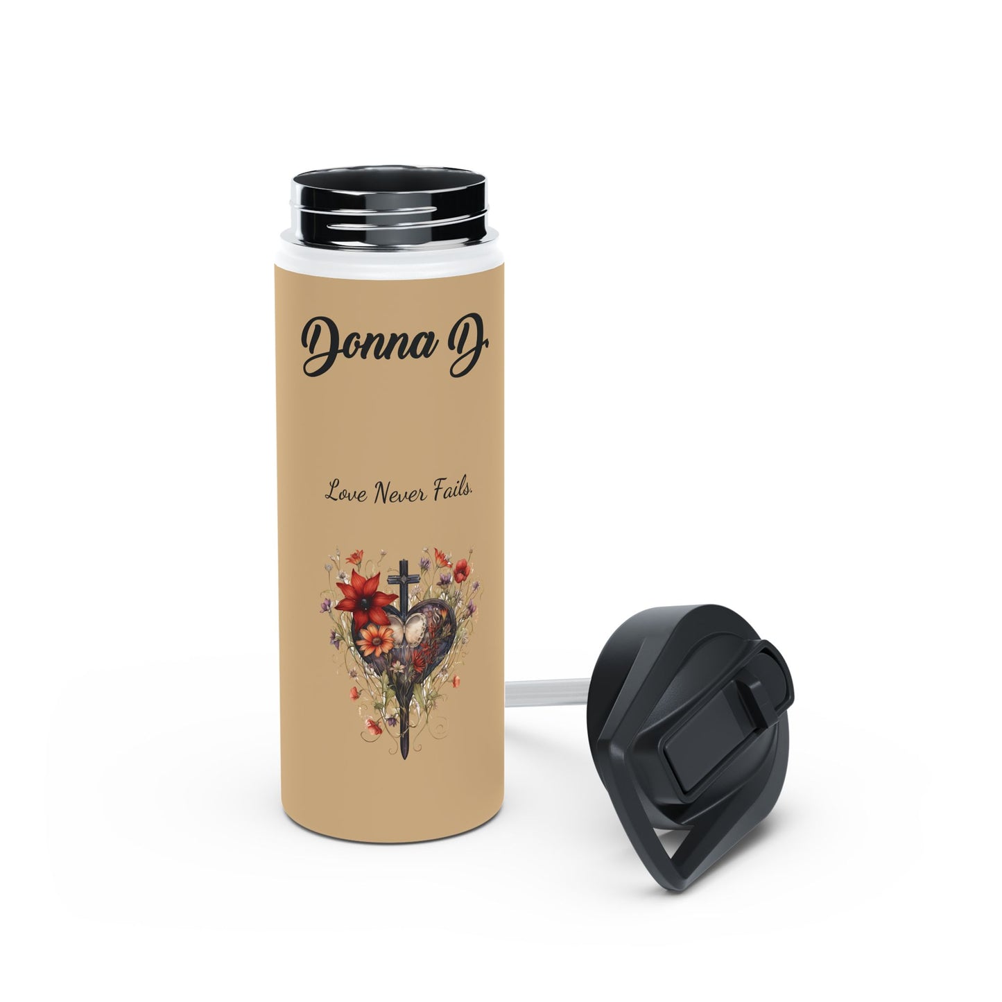 18oz Personalized Stainless Steel Water Bottle